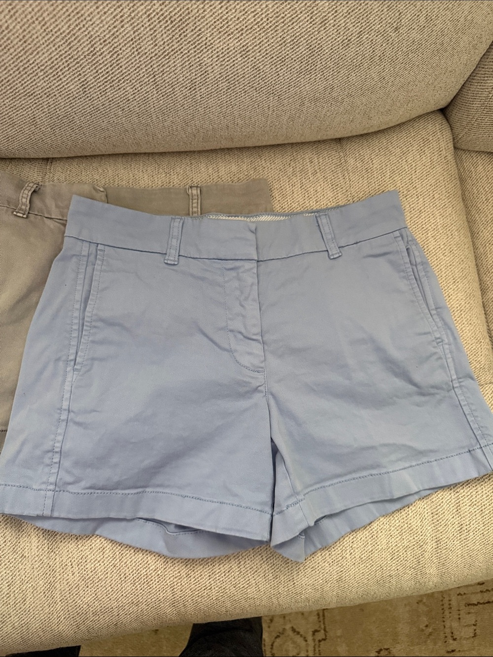 J. Crew Light Blue Cotton Chino Bermuda 4” Shorts